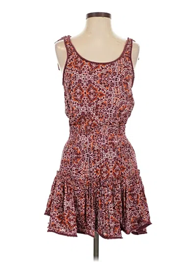 Pre-owned Misa Cocktail Dress In Brown