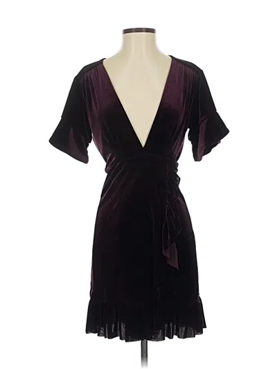 Pre-owned Misa Cocktail Dress In Burgundy