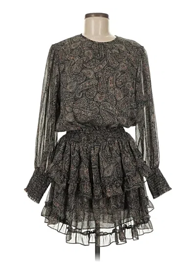 Pre-owned Misa Cocktail Dress In Gray