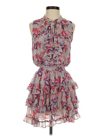 Pre-owned Misa Cocktail Dress In Gray