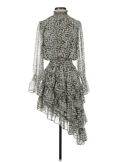 Pre-owned Misa Cocktail Dress In Gray