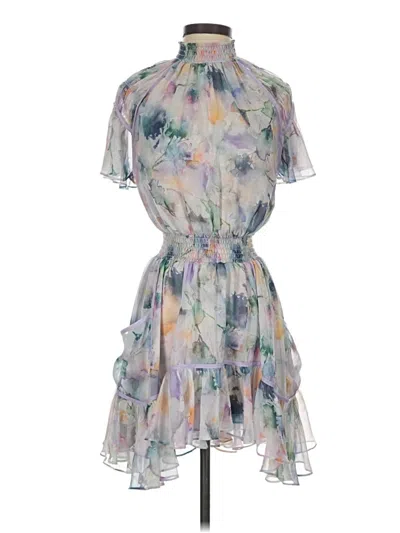 Pre-owned Misa Cocktail Dress In Gray