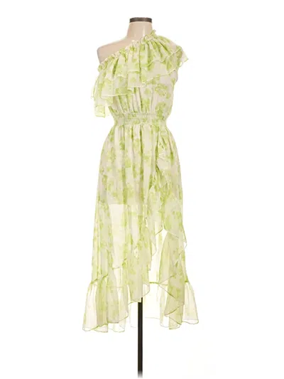 Pre-owned Misa Cocktail Dress In Green
