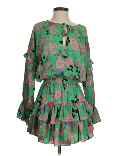 Pre-owned Misa Cocktail Dress In Green
