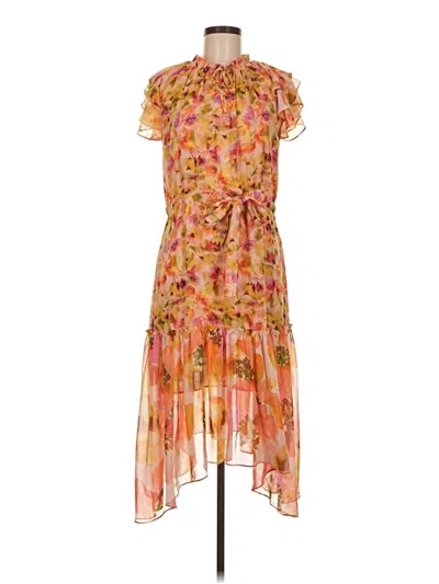 Pre-owned Misa Cocktail Dress In Orange