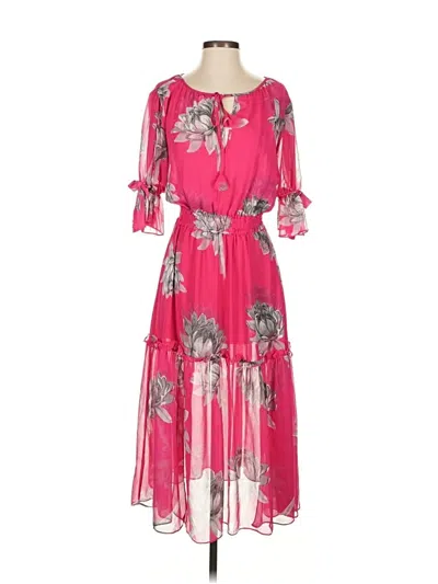 Pre-owned Misa Cocktail Dress In Pink