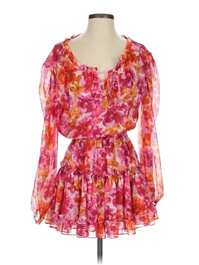 Pre-owned Misa Cocktail Dress In Pink