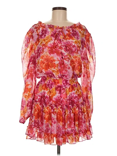 Pre-owned Misa Cocktail Dress In Pink