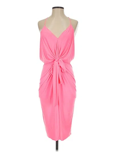 Pre-owned Misa Cocktail Dress In Pink