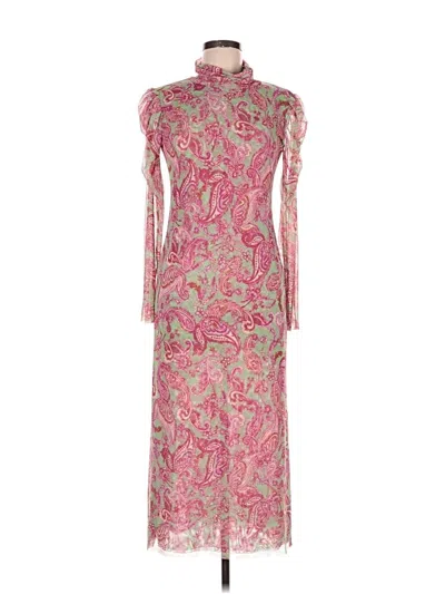 Pre-owned Misa Cocktail Dress In Pink