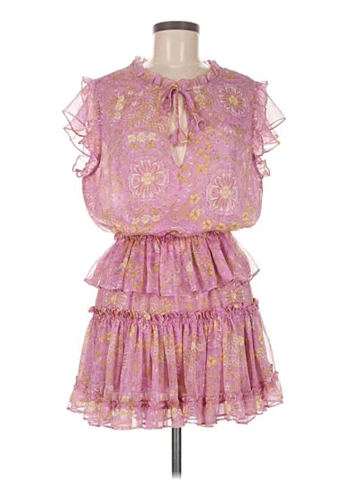 Pre-owned Misa Cocktail Dress In Pink