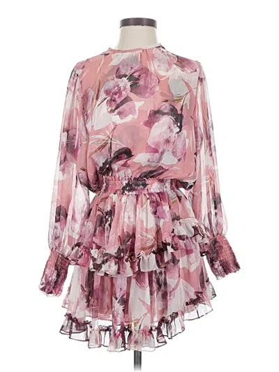 Pre-owned Misa Cocktail Dress In Pink