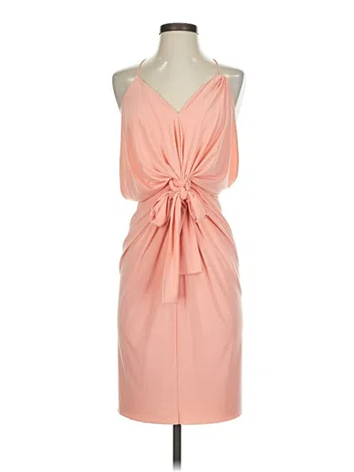 Pre-owned Misa Cocktail Dress In Pink