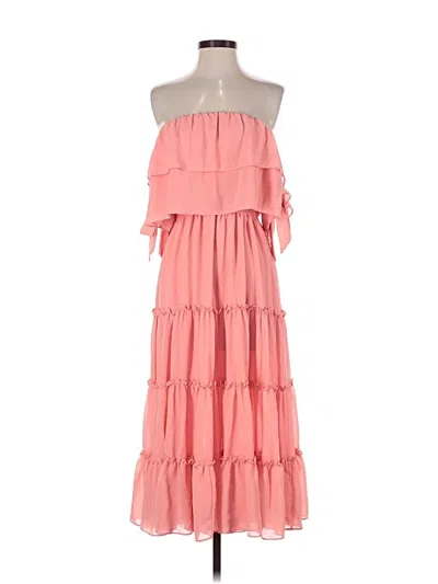 Pre-owned Misa Cocktail Dress In Pink