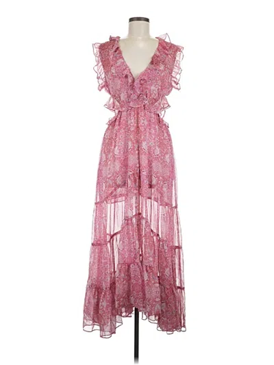 Pre-owned Misa Cocktail Dress In Pink