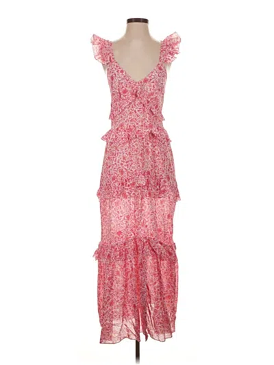 Pre-owned Misa Cocktail Dress In Pink