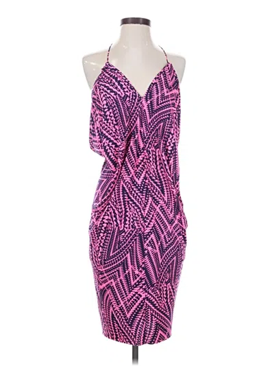 Pre-owned Misa Cocktail Dress In Pink