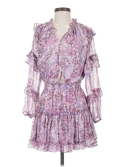 Pre-owned Misa Cocktail Dress In Purple