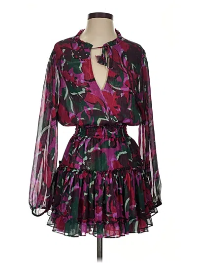 Pre-owned Misa Cocktail Dress In Purple