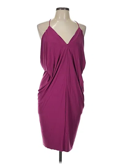 Pre-owned Misa Cocktail Dress In Purple