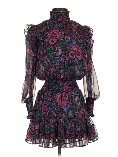 Pre-owned Misa Cocktail Dress In Purple