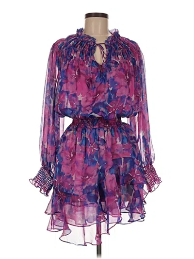 Pre-owned Misa Cocktail Dress In Purple
