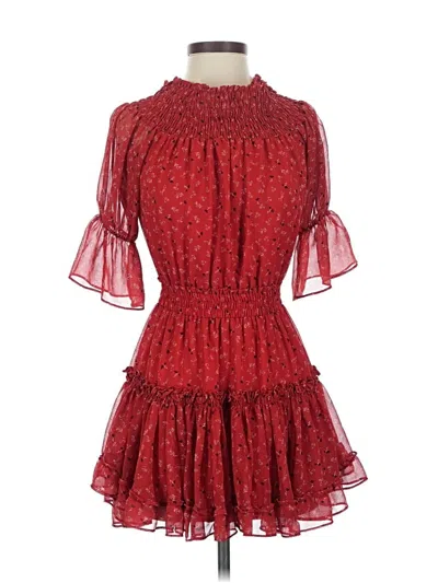 Pre-owned Misa Cocktail Dress In Red