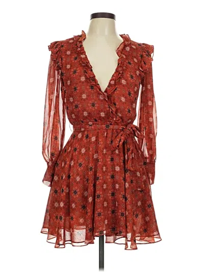 Pre-owned Misa Cocktail Dress In Red
