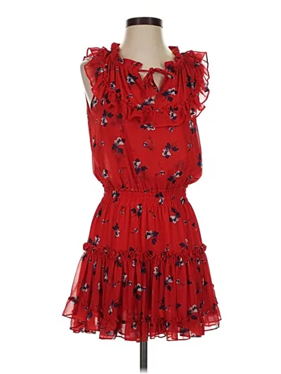 Pre-owned Misa Cocktail Dress In Red