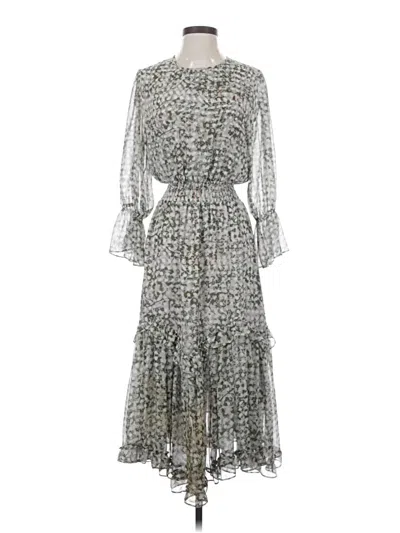 Pre-owned Misa Cocktail Dress In Silver