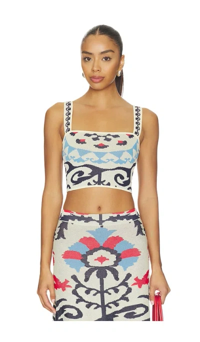 Misa Cora Top In Summer Tapestry