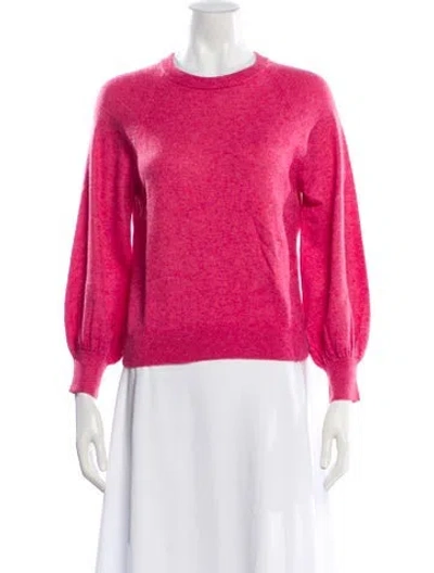 Pre-owned Misa Crew Neck Sweater In Pink