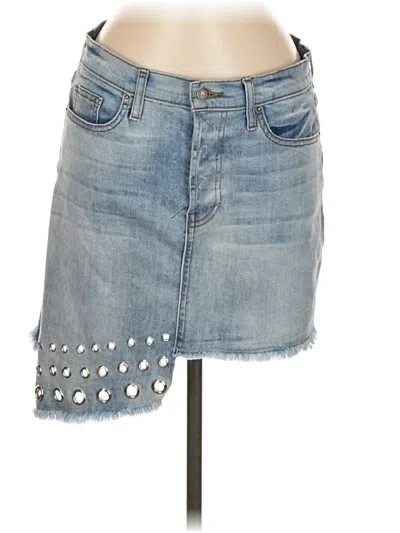 Pre-owned Misa Denim Skirt In Blue