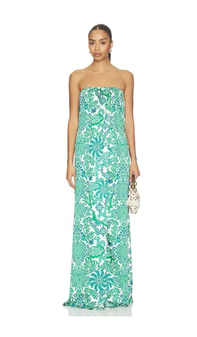 Misa Divina Dress In Green