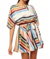Misa Elia Mini Dress In San Miguel Stripe Mix In Multi