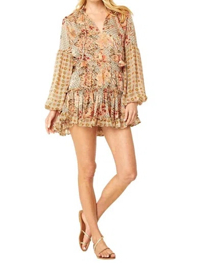 Misa Elisabetta Dress In Flora Tile Mix