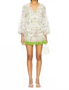 Misa Elisabetta Mini Dress In Secret Garden In Multi