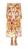Misa Ellen Skirt In Floral Corsica Multi