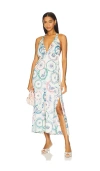 Misa Emmy Dress In White