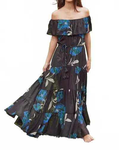 Misa Estella Dress In Night Shade In Black