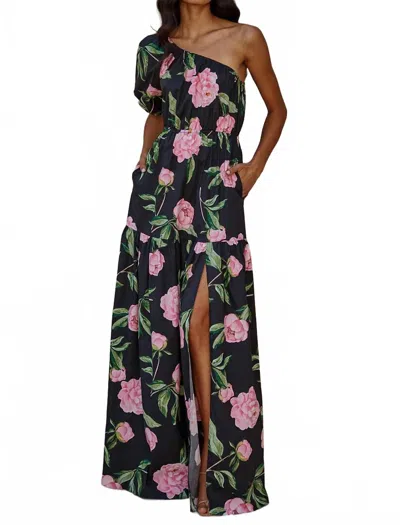 Misa Eve Maxi Dress In Black