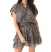 Misa Evie Dress In Lattice Tile In Multi