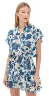 Misa Evie Dress Indigo Tealblooms Ch In Multi