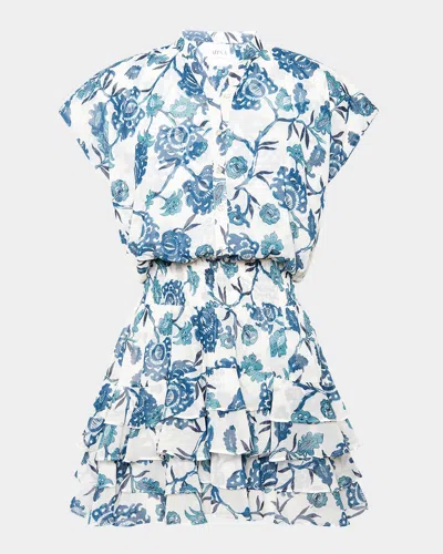 MISA EVIE TIERED MINI DRESS