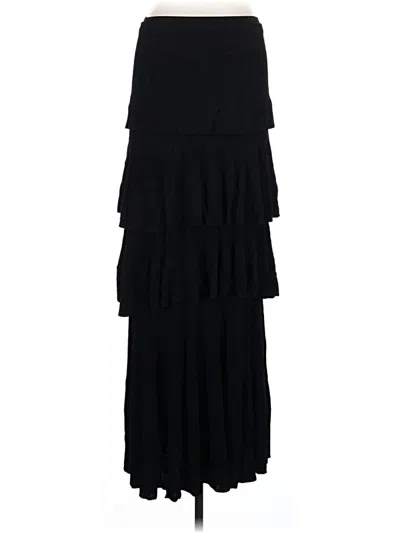Pre-owned Misa Formal Skirt In Black