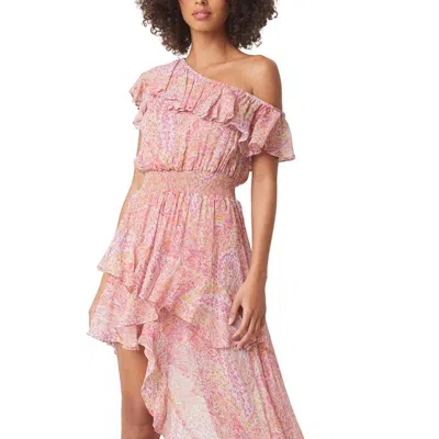 Misa Gisele Dress In Puglia Paisley In Pink