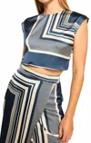 Misa Hara Top In Linear Geo
