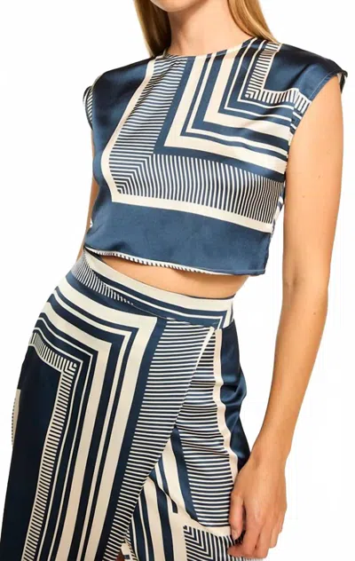 Misa Hara Top In Linear Geo