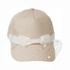 Misa Harada Millinery Women's Neutrals Gigi Veiled Baseball Cap In Cream