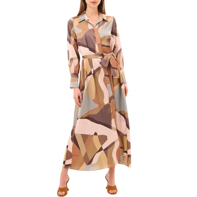 Misa Herminia Dress In Desert Abstract In Multi